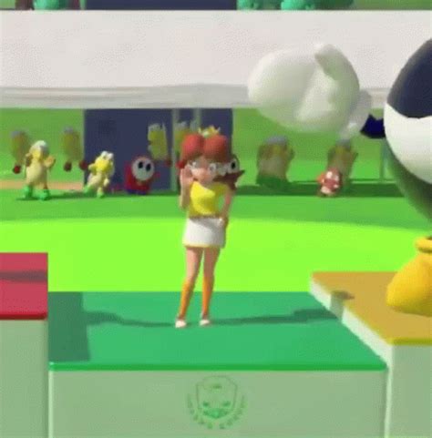 Mario Golf Princess Daisy GIF - Mario Golf Princess Daisy Super Mario ...