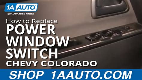 How To Replace Master Power Window Switch 04 12 Chevy Colorado Youtube