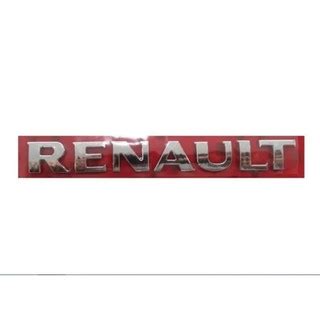 Emblema Letreiro Renault Tampa Porta Mala Clio Sandero Logan Shopee