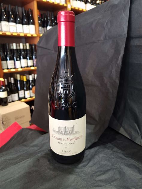 Lirac rouge Baron Louis Château de Montfaucon - Cave Clemenceau