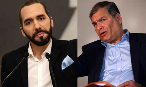 Nayib Bukele Y Rafael Correa Se Enfrentan En Redes Sociales