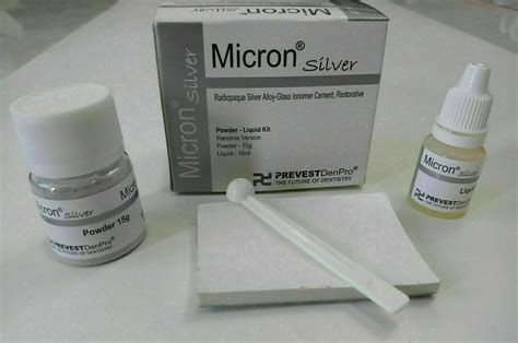 Micron Silver Radiopaque Silver Alloy Glass Ionomer Restorative Cement