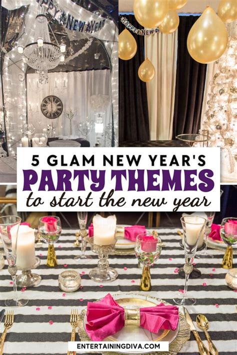 5 Glam New Years Eve Party Themes