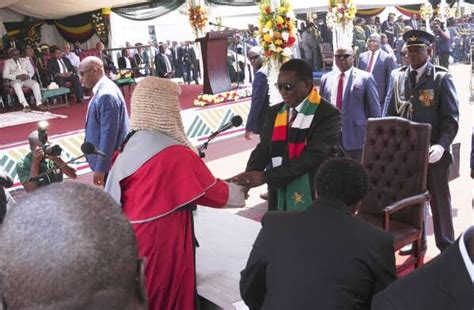 Emmerson Mnangagwa Takes Oath For Second Term As President Of Zimbabwe I Love Africa