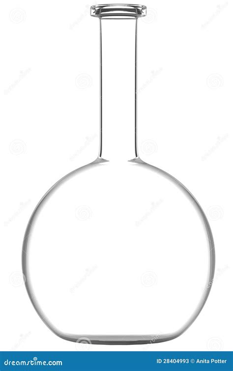 D Render Of A Volumetric Flask Stock Photos Image