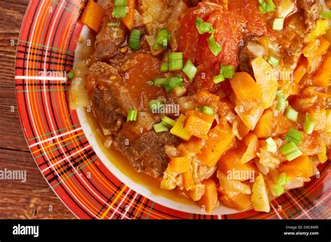 Ossobuco Italiano Country Cuisine Milanese Specialty Of Cross Cut