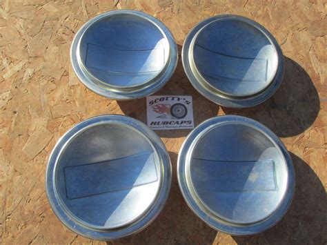 1954 1955 Chevy Pickup Truck Hub Caps Set Of 4 Polished Stainless