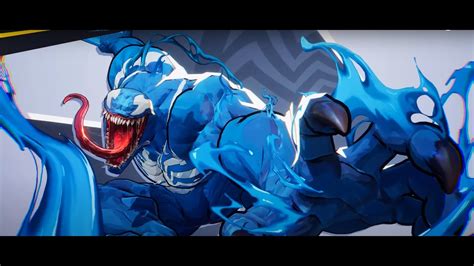 Marvel Rivals Cyan Clash Venom Skin Showcase Beta Exclusive Skin