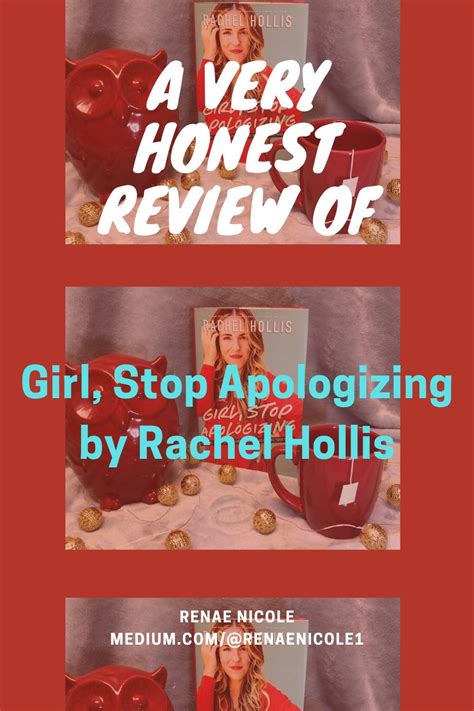 Girl Stop Apologizing Behavior Rachel Hollis Books For Self