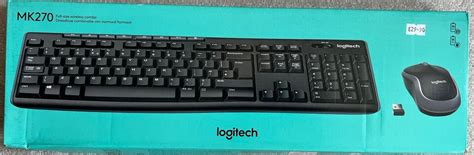 Logitech Mk270 Wireless Mouse And Keyboard Combo 5099206039292 Ebay