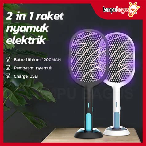 Raket Nyamuk Listrik Multi Fungsi Usb Charger Lazada Indonesia