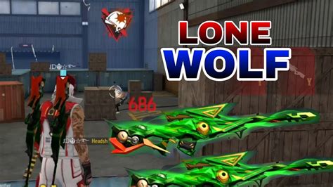 Free Fire Lone Wolf Double Awm Sniper Gameplay Youtube