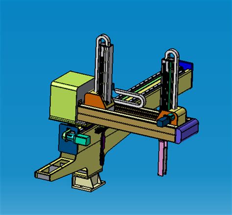 成型机械手3d模型下载三维模型solidworks模型 制造云 产品模型