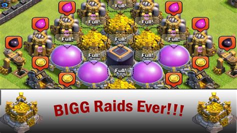 Clash Of Clans Loot Coc Farming Today One Raid 1 2 Million Gold And