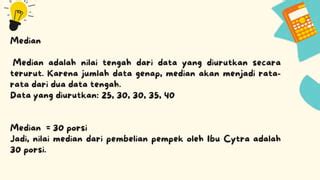 Media Visual Materi Pengolahan Data Statistika Mean Median Dan Modus