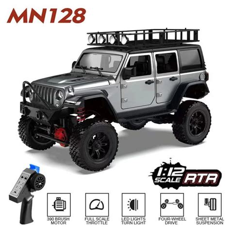 Jual RC MN128 Jeep Rubicon RC Rock Crawler Offroad Adventure RTR 1 12 2