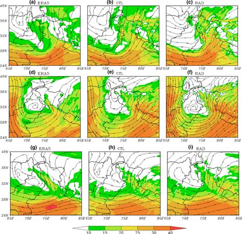 Wind Magnitude M S Shaded And Co Moving Stream Lines At 500 HPa For