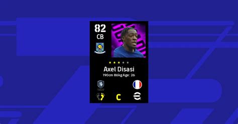 Axel Disasi eFootball 2022 Stats