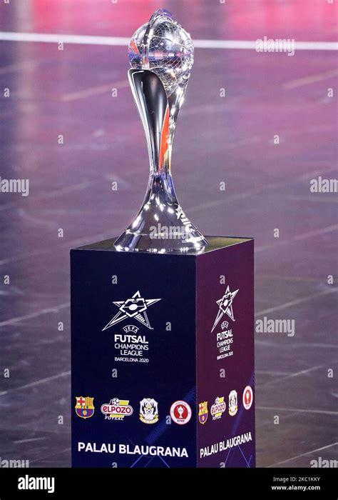 The Trophy Of The Final Of The Uefa Futsal Champions League Finals