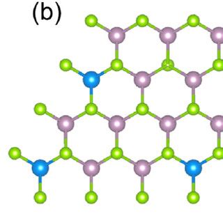 Top View Of The Structure Of A Monolayer Mose B W Doped Monolayer