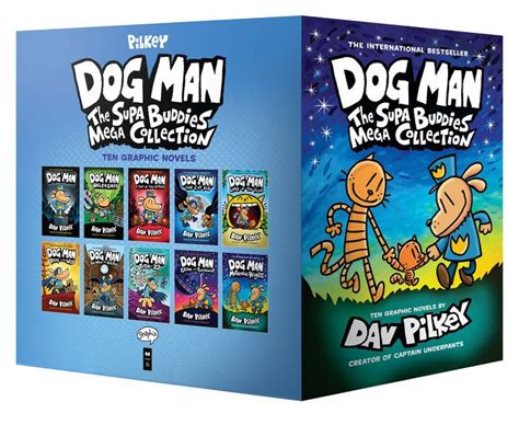 Dog Man The Supa Buddies Mega Collection Dog Man 1 10 Box Set By