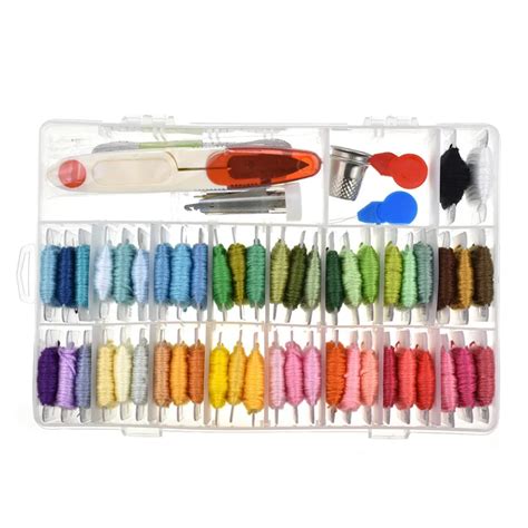 New Embroidery Floss 50pcs Embroidery Thread Kits DIY Craft Sewing