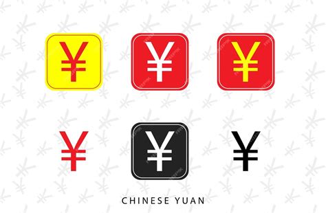 Premium Vector | Currency symbol of yuan