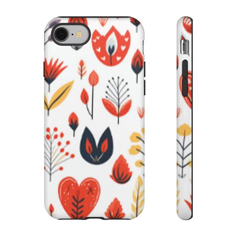 Flower And Heart Phone Case Flower Phone Cases Heart Phone Cases