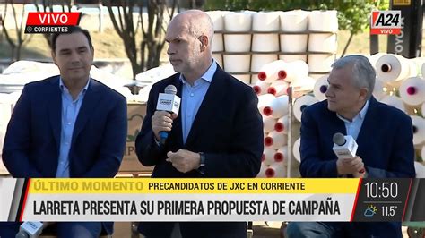 Horacio Rodríguez Larreta presenta su primera propuesta de campaña