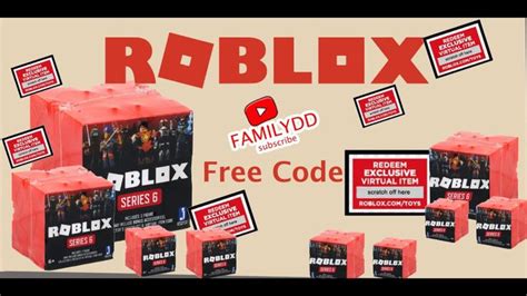 Roblox Toys Series 6 Blind Boxes Code Items Unboxing Free Code