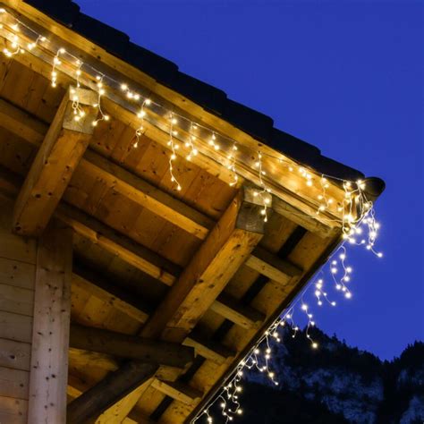 Stalactite lumineuse Stars L20 m Blanc chaud 490 LED CB Décoration