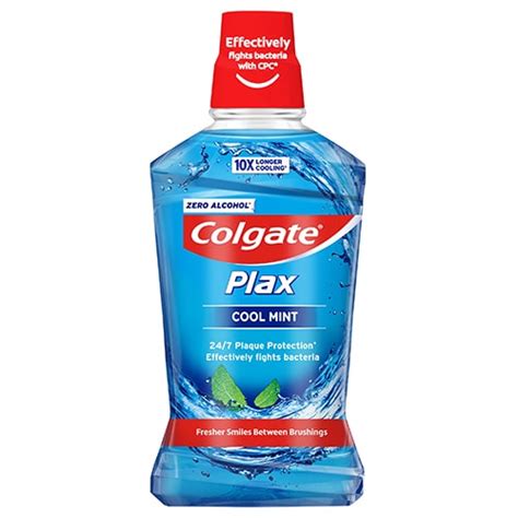 Colgate Plax Cool Mint Mouthwash with CPC