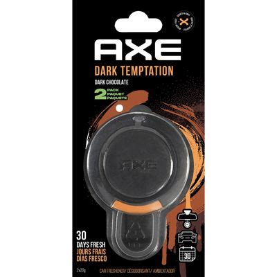 Axe Auto Air Fresheners Temptation Scent Air Freshener Hanging