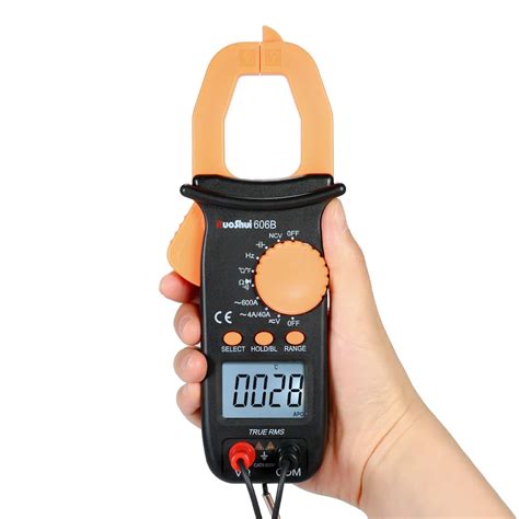 Digital Clamp Meter Counts Auto Range Handheld Multimeter