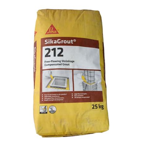 SIKA GROUT 212 CEMENTITIOUS 25KG BRIGHTS Hardware Shop Online