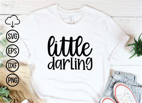 Little Darling Svg Cut Files Graphic By Svg Cut Files · Creative Fabrica