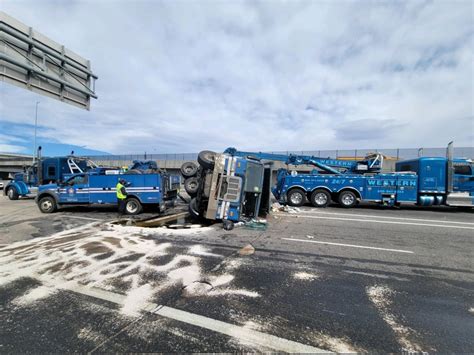 Rollover Crash I 25 Ramps Closed To I 70 Due To Trash Truck Rollover