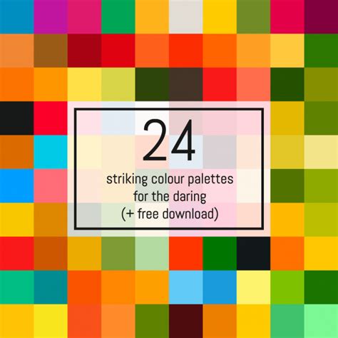 24 Striking Colour Palettes For The Daring Free Download Pitter