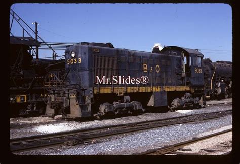 Original Slide B O Baltimore Ohio ALCO S2 9033 In 1979 At Baltimore