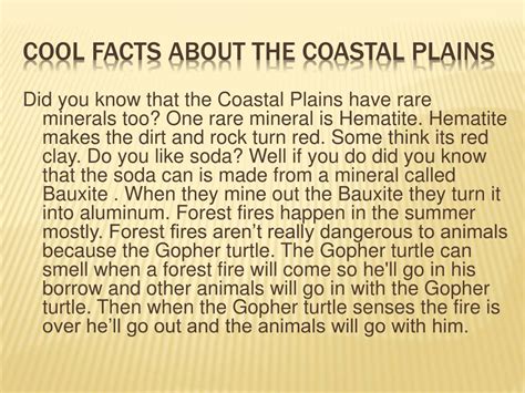 Ppt Coastal Plains Powerpoint Presentation Free Download Id1058931