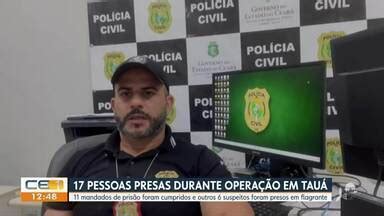 CETV 1ª Edição Fortaleza 17 pessoas presas durante operação em