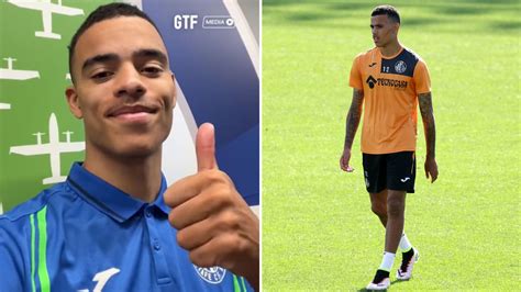 Mason Greenwood Welcomed By Getafe Fans As He Trains With Club For