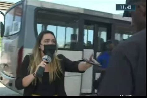 Repórter Do Sbt é Intimidada Ao Vivo No Terminal Do Brt No Rio 2502