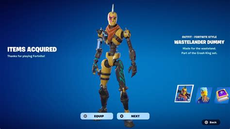 New Waste Lander Dummy S LEVEL UP Quest Pack And MORE Fortnite Item