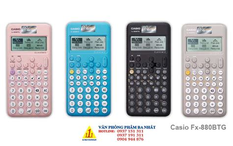 Máy tính Casio FX 880 BTG chính hãng Văn Phòng Phẩm Ba Nhất