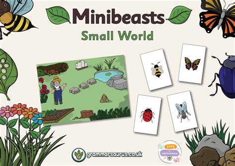 Eyfs Minibeasts Small World Grammarsaurus