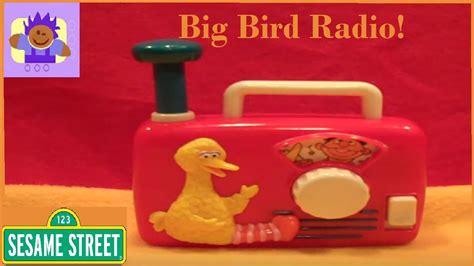 1990 Sesame Street Big Bird Toy Radio By Illco Toys Youtube