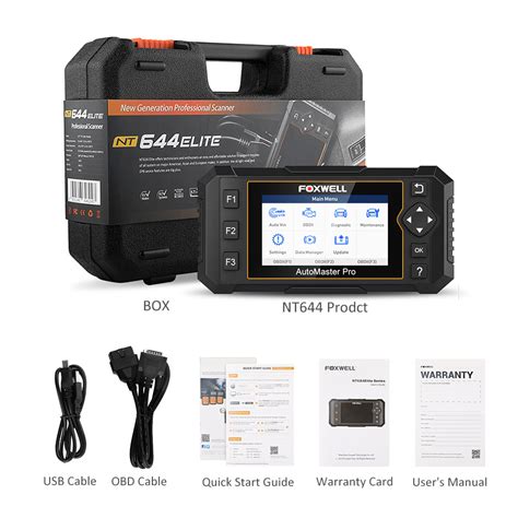 Foxwell Nt644 Elite OBD2 Workshop Car Diagnostic Tool Professional DPF