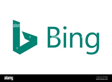 Bing Search Engine Logo White Background Stock Photo Alamy