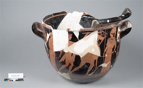 Terracotta Fragment Of A Bell Krater Bowl For Mixing Wine And Water